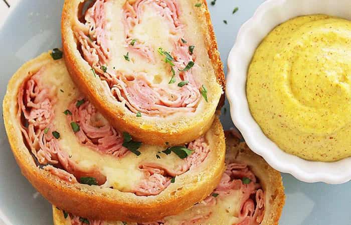 rollito-de-jamon-y-queso Cocinar con niños: Rollito de jamón y queso