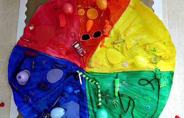Juegos con pinturas: ruleta para aprender los colores Juegos con pinturas: ruleta de colores