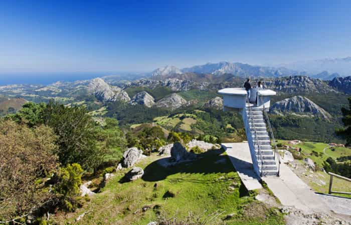 Mirador del Fitu en Caravia, Asturias