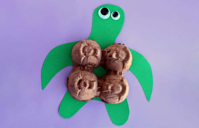 animales-con-hueveras-de-carton-tortugas Animales con hueveras de cartón, tortuga