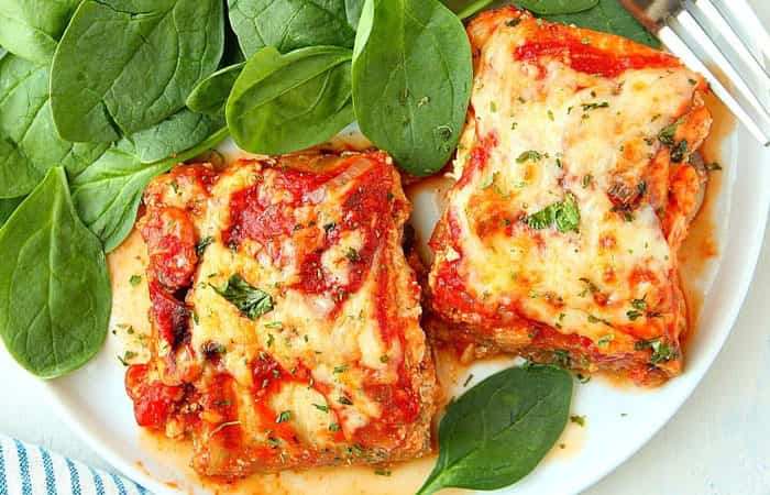lasaña-de-verduras Recetas con berenjena: Lasaña vegetal