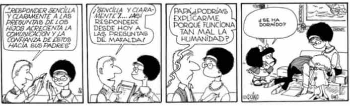 mafalda preguntas padres Las preguntas incómodas de Mafalda