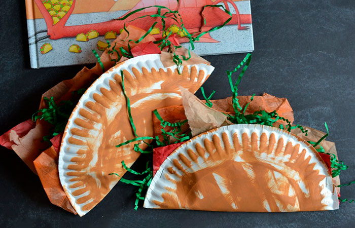 manualidades-platos-comida-tacos manualidades de platos de comida: tacos