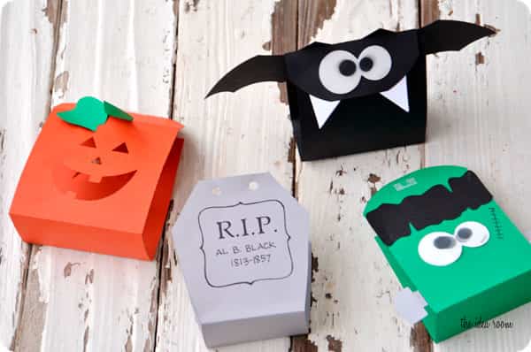 decoracion-halloween decoración para Halloween: bolsas de chuches