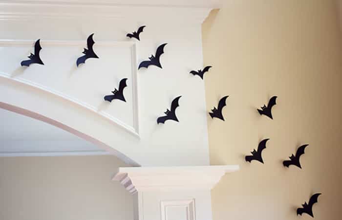 decoracion-halloween decoración para Halloween: vampiros voladores