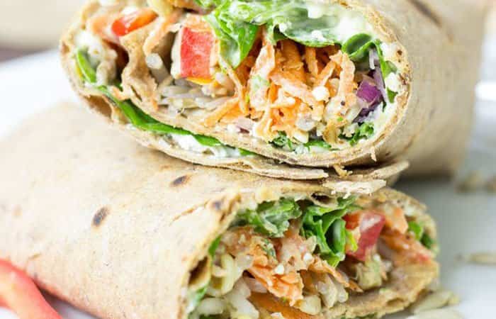 wraps crudité wraps