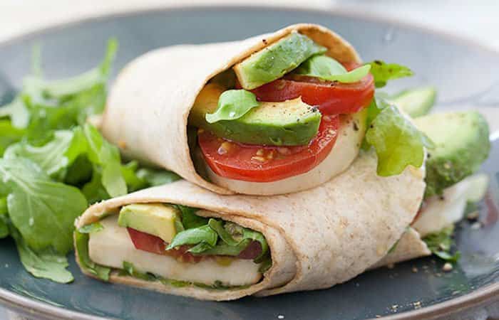 Wraps de aguacate wraps
