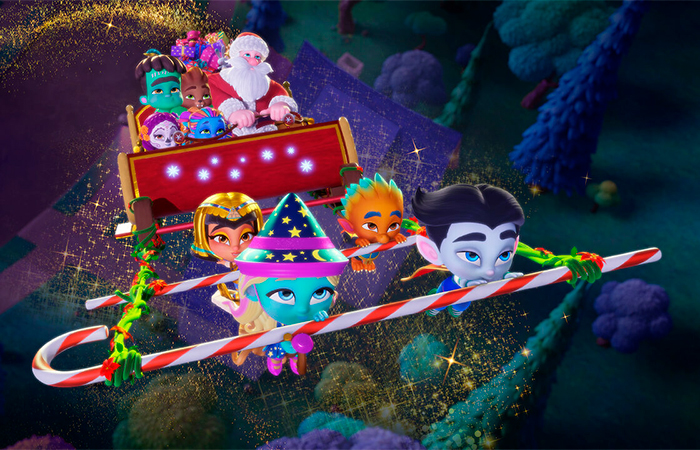 Película de Netflix Los supermonstruos salvan la Navidad Los supermonstruos salvan la Navidad