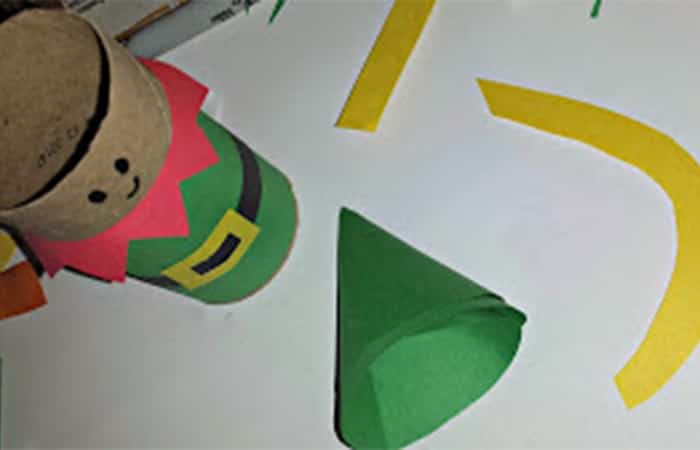 manualidades navideñas con tubos de papel higiénico elfo Manualidades de navidad con tubos de papel higiénico elfo