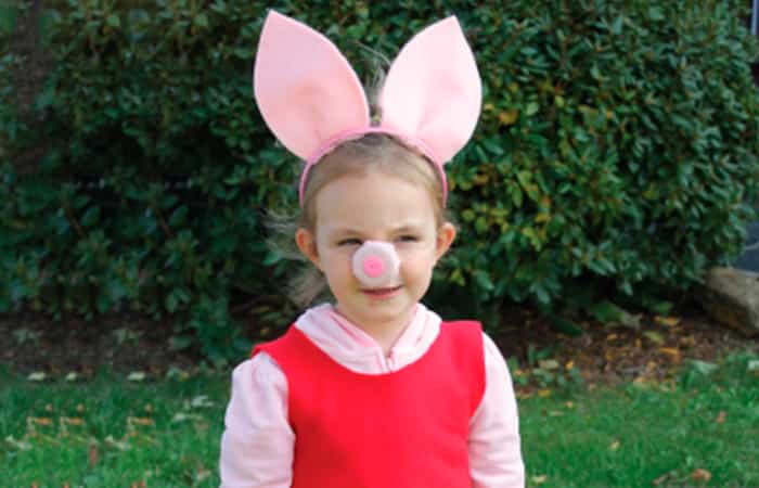 Peppa pig, uno de los disfraces inspirados en la televisión Disfraces inspirados en la televisión, Peppa Pig