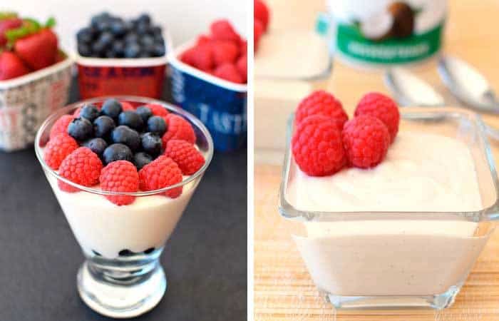 Mousse de yogur Receta de mousse de yogur