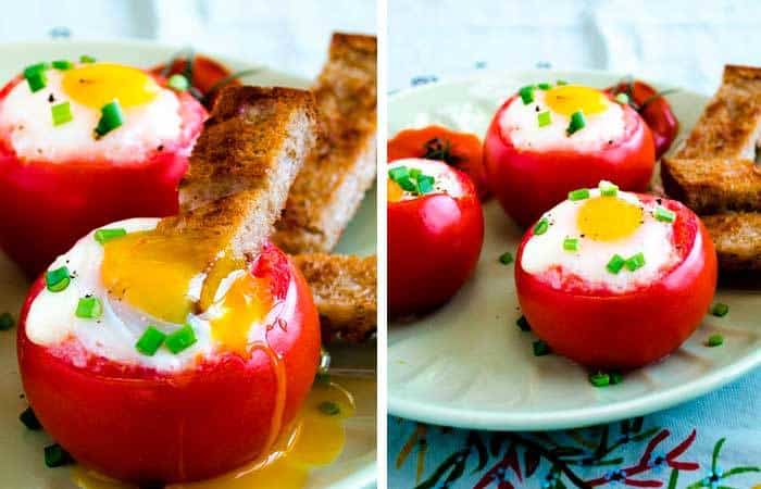 Recetas bajas en calorías Recetas bajas en calorías: Tomates rellenos de huevo