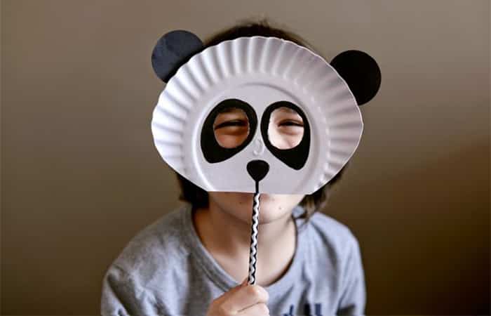 caretas-de-animales-oso-panda Caretas de animales, oso panda