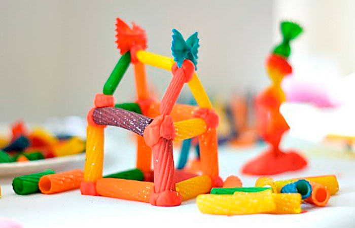 manualidades-macarrones-casita manualidades con macarrones: casita