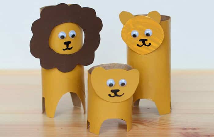manualidades-simples-de-animales-leon Manualidades simples de animales, león