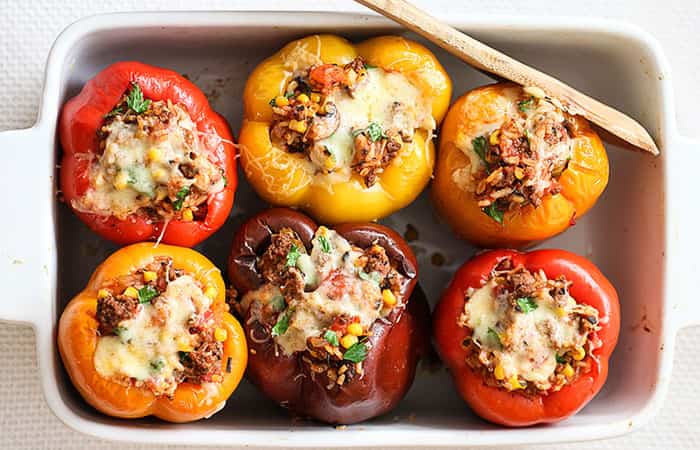pimmientos-rellenos-de-carne Recetas con pimiento: Pimientos rellenos de carne