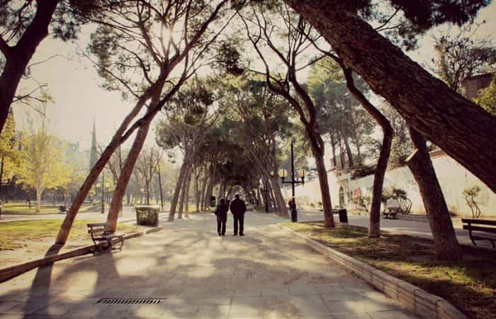 Parque Pignatelli en Zaragoza