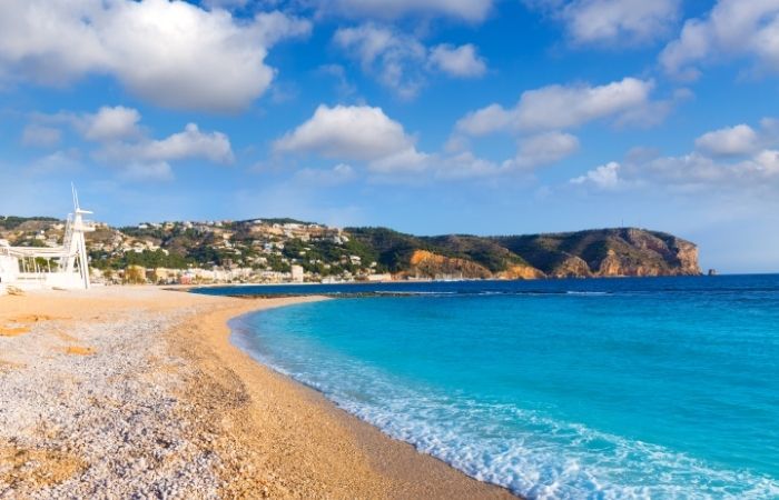 Playa Primer Muntanyar en Jávea, Alicante