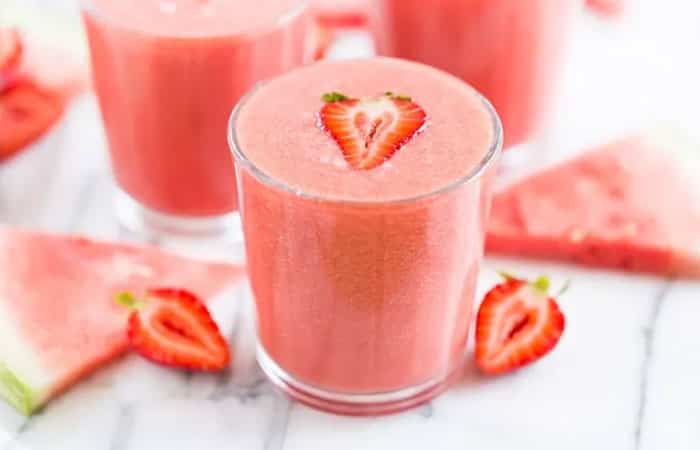 batido-de-fresas-y-sandia Batidos de frutas: Batido de fresa