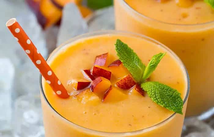 batido-de-melocoton Batidos de frutas: Batido de melocotón