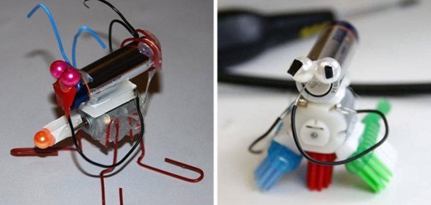 Manualidades con niños: crea tu propio robot manualidades_con_ninos_robot_insecto_con_motor