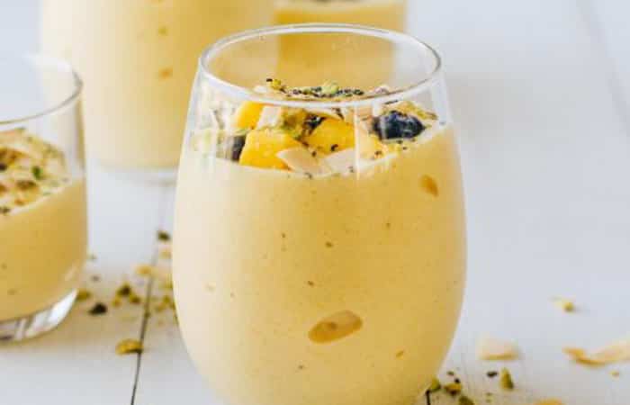 smoothie-de-mango Batidos de frutas: Smoothie de mango y plátano