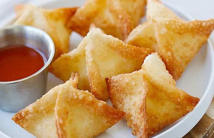 wonton-de-cangrejo Recetas de comida asiática: Wonton de cangrejo