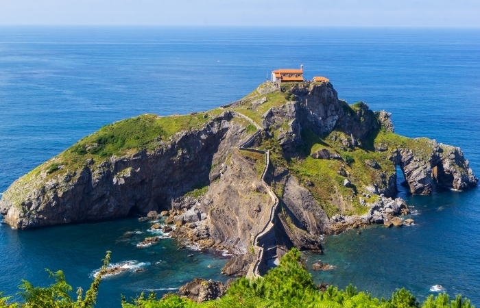 San Juan de Gaztelugatxe en Vizcaya