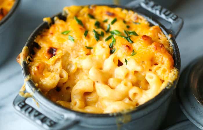 salsa-de-queso Salsas para pasta: Cazuelitas de macarrones con salsa de queso