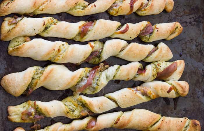 cocina-italiana-palitos-de-jamon-y-pesto Cocina italiana, palitos de jamón y pesto