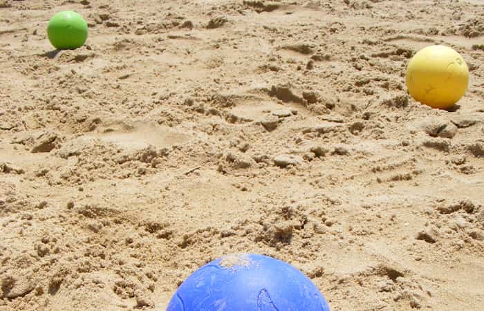 Bolos en la playa Bolos en la playa
