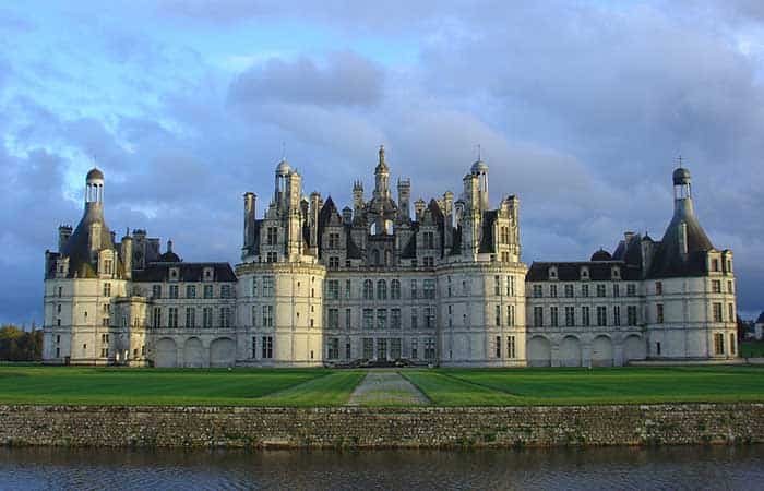 Castillo de Chambord de frente Castillo de Chambord