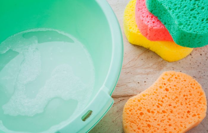 Juegos de agua fresquitos: con esponjas
