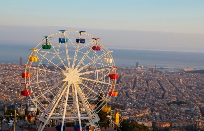 Parque de Atracciones del Tibidabo en Barcelona