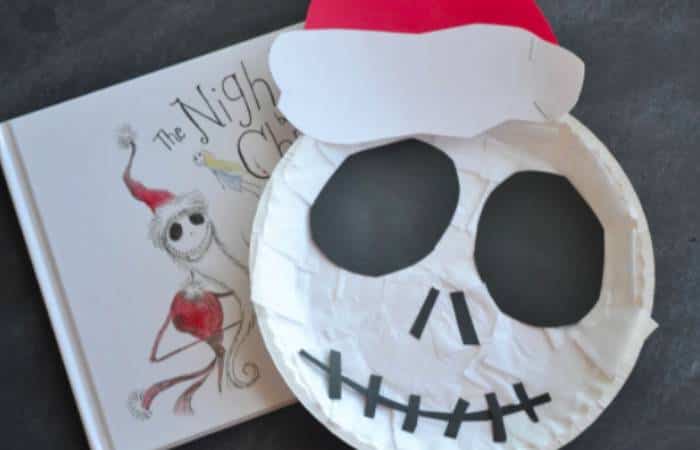 jack-skellington-platos-desechables Manualidades con platos desechables para Halloween