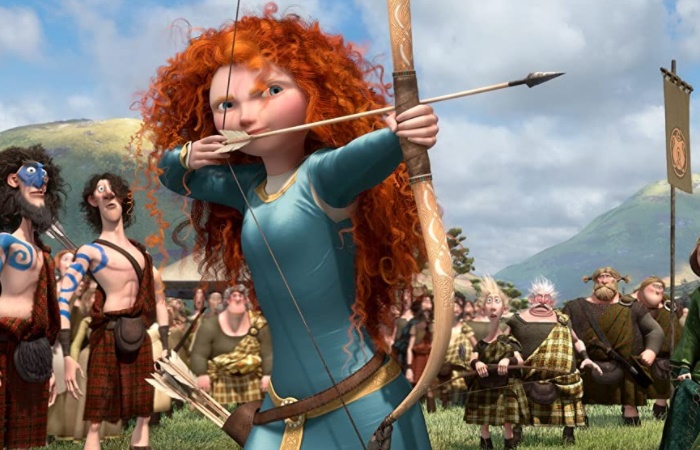 Fotograma de la película de animación Brave Películas imprescindibles para educar en igualdad de género: Brave