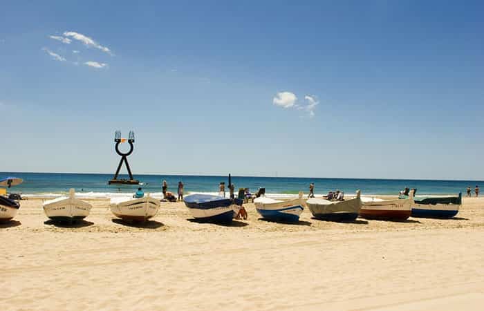 Playa Baix a Mar en Torredembarra, Tarragona