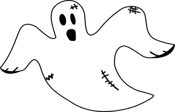 ilustración de un fantasma para un cuento de miedo relatos de miedo: un creyente