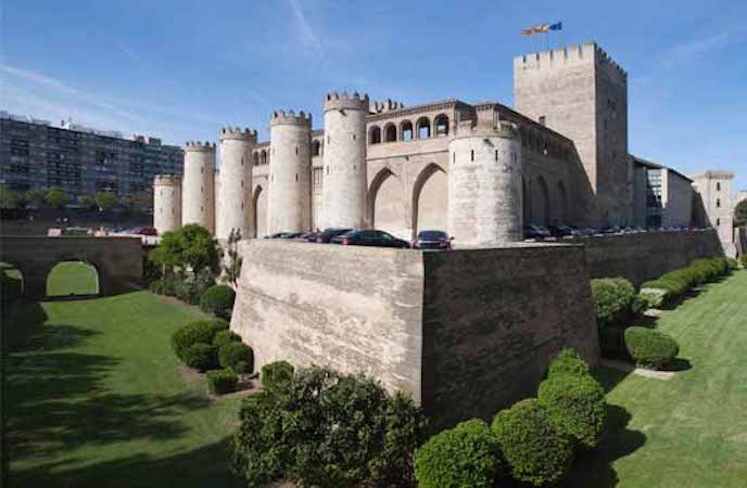 Palacio de la Aljafería en Zaragoza