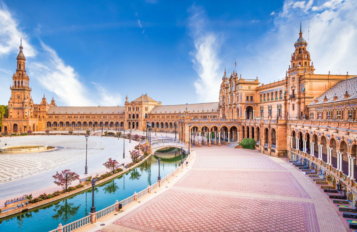 48 horas en Sevilla con niños: plaza de España