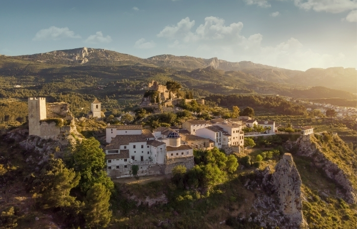 El Castell de Guadalest en Alicante
