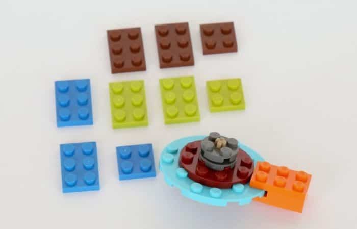 Manualidades para hacer un spinner con Lego