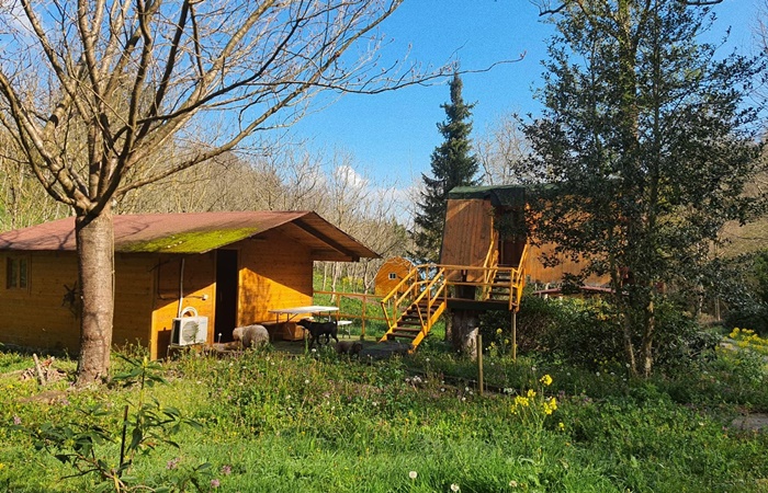 El Hayal de Aloños ofrece alojamientos en mitad de la naturaleza Alojamientos para familias: casitas en El Hayal de Aloños