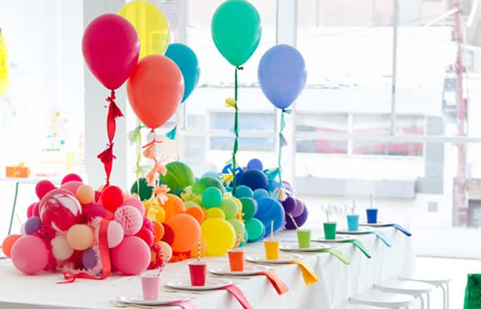 Cómo hacer un gran centro de mesa con globos centro de mesa