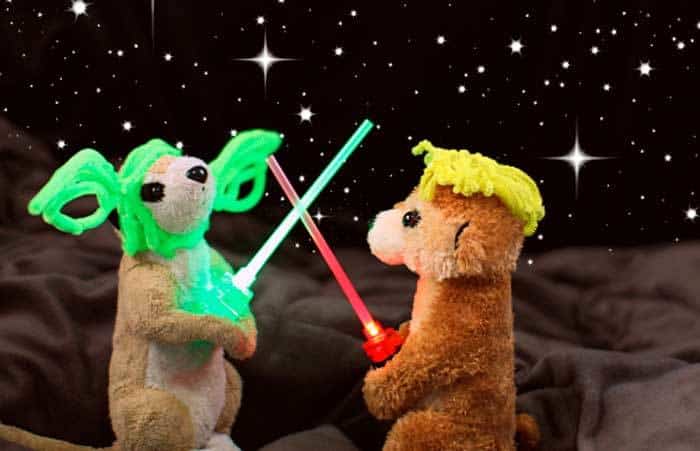 manualidades de Star Wars manualidades de Star Wars| Mini espadas laser