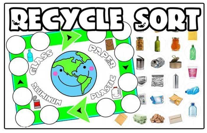 juegos para reciclar con fichas