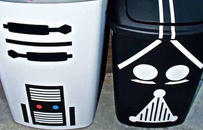 fiesta Star Wars fiesta Star Wars, papeleras
