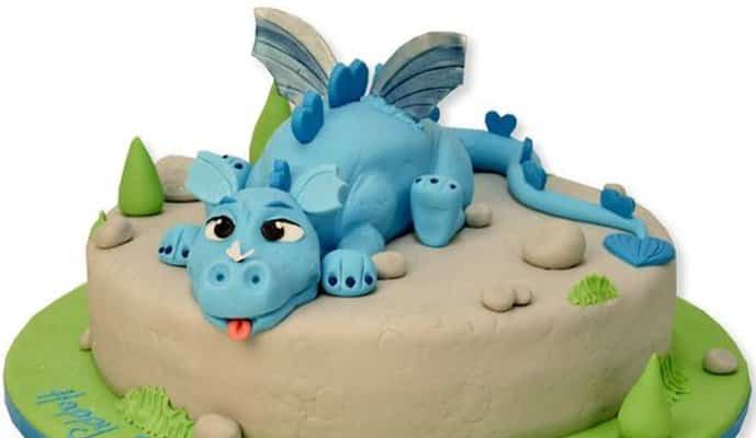 tarta para cumpleaños medieval
