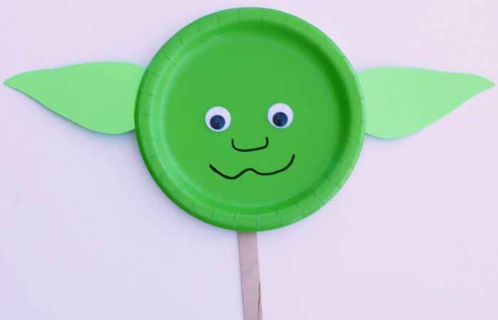 manualidades de Star Wars manualidades de Star Wars| Plato de Yoda