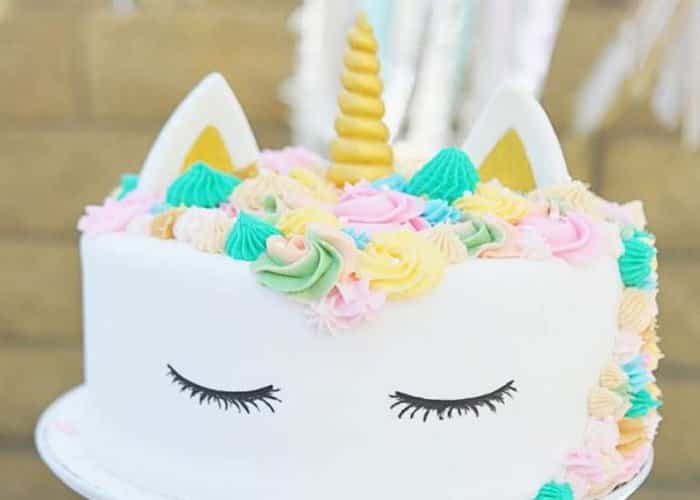 Tartas de unicornios decoración de tarta de unicornios
